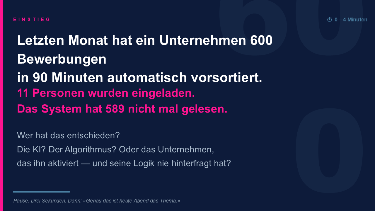 Aus dem Deck