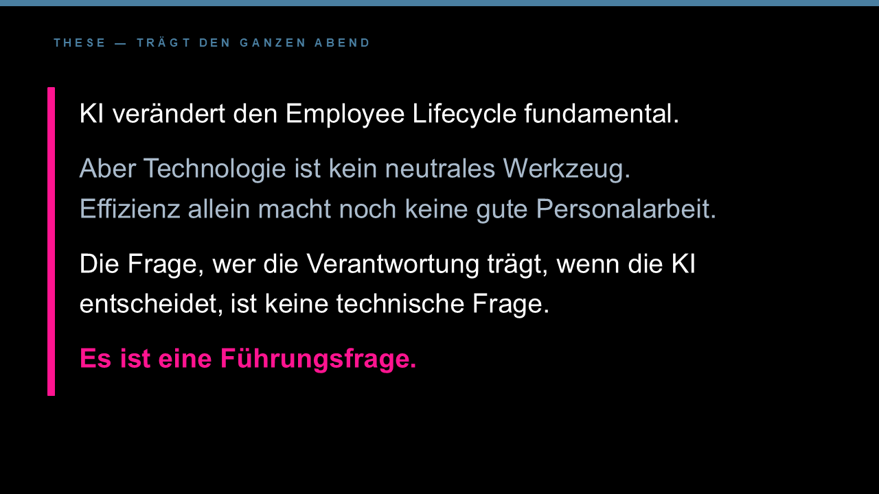 Aus dem Deck