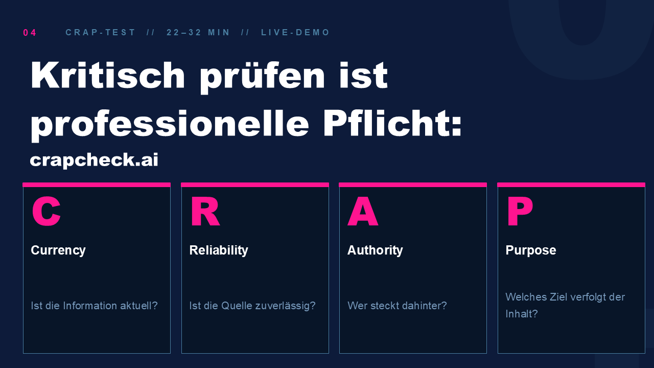 Aus dem Deck