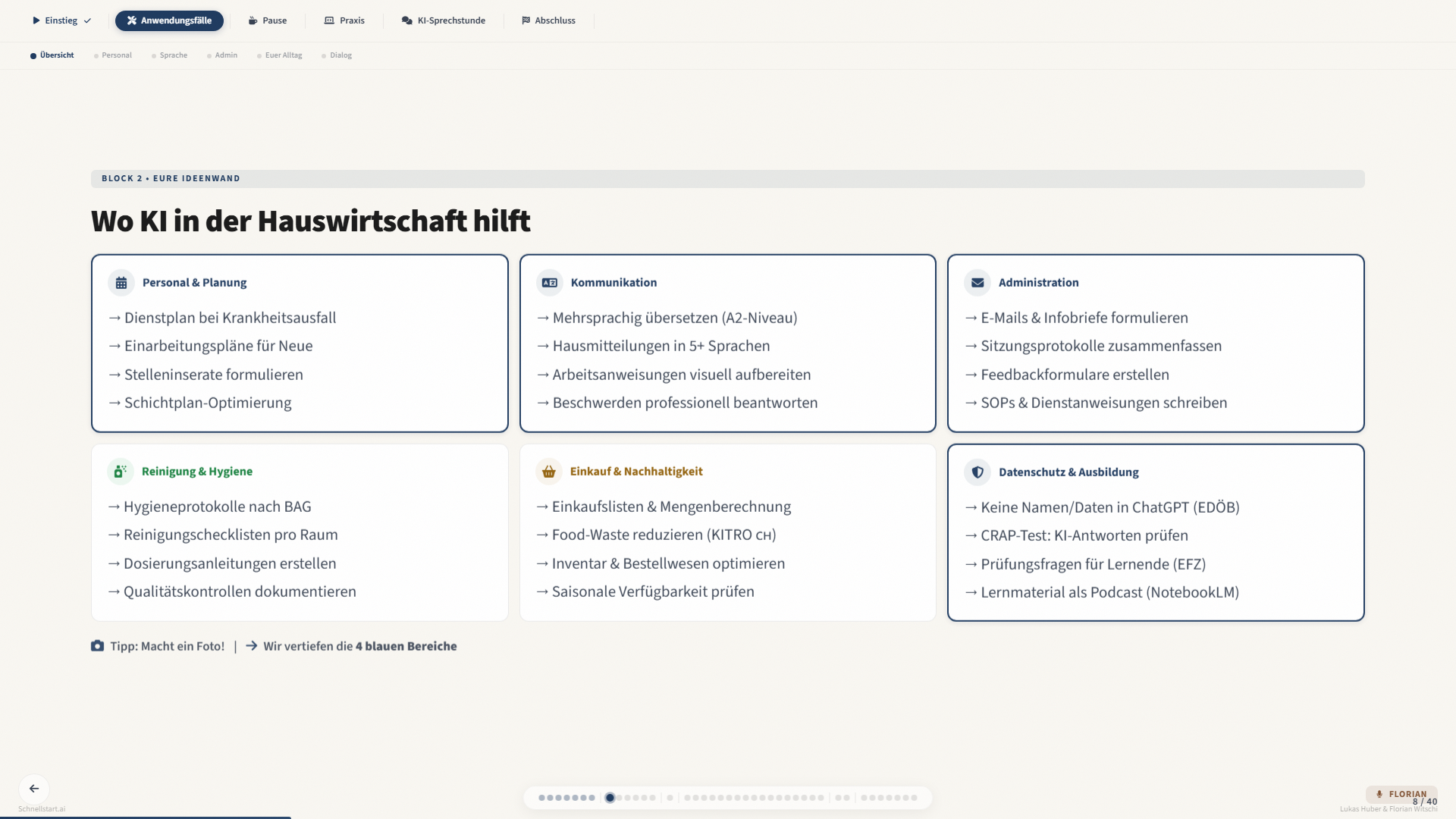 Aus dem Deck