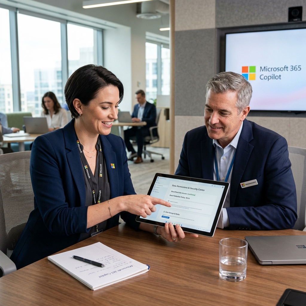 Lukas Huber konfiguriert Microsoft Purview im Microsoft Admin Center
